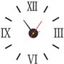 CENPEK Horloge Murale digita en Acrylique - Chiffres Romains - Grande Horloge Murale 3D Moderne - sans Cadre - Muet décorative -