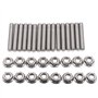 CENPEK Kit de Goujons de collecteur d'échappement 16Pcs 2 collecteurs pour V8 de 4