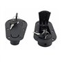 CENPEK Kit de goupille de verrouillage universel pour capot de moteur de voiture - Noir