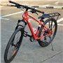 Porte Bagage Vélo Arrière, Réglable Porte-Bagages Arrière, Vélo Porte Bagage, Installation Rapide, Capacité de Charge 35 kg, Vél