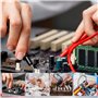 Kit de fer à souder sans fil USB avec écran LCD, batterie de fer à souder avec 3 températures réglables de 330 ℃ à 450 ℃, 3 pann