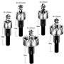 Malayas 5pcs Scies-cloches Drill HSS4341 Ensemble Mèche Fraise Carbure pour Forage Scie Cylindrique Foret de perçage Trépan En A