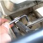 ANCLLO Lot de 3 Tournevis décalés avec Tournevis à tête Plate et magnétique, de Type Z avec Tournevis cruciforme