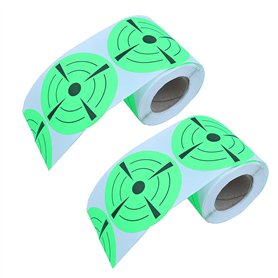 ANCLLO 200 pièces 3 Pouces Rondes adhésives cibles pasteurs fluorescents cibles de tir Autocollants cibles Points pour Le tir To