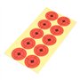 ANCLLO Lot de 250 autocollants en papier pour tir - Orange - 5 cm