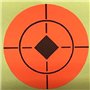 ANCLLO Lot de 250 autocollants en papier pour tir - Orange - 5 cm