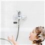 Chesoon Thermomètre de douche à lecture instantanée avec affichage numérique Fahrenheit/centigrade 5-85 ℃ pour le bain de bébé, 