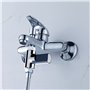 Chesoon Thermomètre de douche à lecture instantanée avec affichage numérique Fahrenheit/centigrade 5-85 ℃ pour le bain de bébé, 