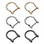 6 Pièces Boucle avec vis amovible Attaches pour Anses de Sac Métal Anneaux D Détachable Beau et durable Pour attacher aux bretel