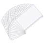 Pochettes Classeur 6 Anneaux A5 Pochette Plastique A5 Transparent Étanche PVC Dossiers à Glissière 6 Trous Sacs Zippés à Feuille