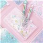 Pochettes Classeur 6 Anneaux A5 Pochette Plastique A5 Transparent Étanche PVC Dossiers à Glissière 6 Trous Sacs Zippés à Feuille