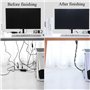8 Pièces Serres Cables, Attache De Câble De Données, Attache De Câble Réutilisable, Attache-Câble De Couleur Pour La Gestion Des
