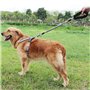 WDDT Laisse Chien Élastique, en Nylon, Corde Solide Anti Traction ​Grande Taille, Élastique pour Animaux Compagnie, avec Poignée