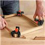 MDDC 4 Pièces Presses d'Angles, Pince à Angle Droit à 90 Degrés, Clip Simple à Angle Droit Réglable, Presse d'Angle Bois ​Avec, 