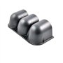 E Support™ 52mm 2" Support Fixation Montage Manometre Tableau trou triple de Bord Jauge Auto ABS Plastique
