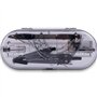 Xinlie Math Géométrie Kit de Math Géométrie Kit 8pcs Outils de Géométrie Compas Règle Equerre Rapporteurs Géométriques Porte-min