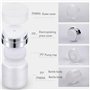 YUEHUA Flacon Pompe sans air, Contenant cosmétique Portable,Flacon de crème de Voyage Rechargeable Vide pour lotions, crèmes, Po