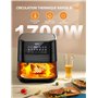 Friteuse à Air Chaud avec 32 Recettes et écran tactile numér