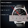 Youniker Lot de 3 Verre Trempé Protections de 31MM Montre Ronde Universelle en Verre Trempé - Films protecteurs d'écran de Montr