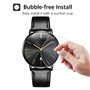 Youniker Lot de 3 Verre Trempé Protections de 31MM Montre Ronde Universelle en Verre Trempé - Films protecteurs d'écran de Montr