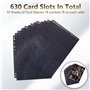 630 Pochettes pour Cartes Pokemon, 35 Pages Pochettes Game Collection Double Face, Pochettes Vierges Pokemon Trading Card Sleeve