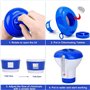 Distributeur de produits chimiques pour piscine, spa - Distributeur flottant de tablettes de chlore pour extérieur, intérieur, p