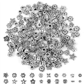 Perles Intercalaires Tibétaines en Argent