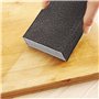 Chudian Lot de 5 Chevilles abrasives pour Bois à la Main, éponge Abrasive pour Bois, Plastique et métal (5 Grains : Super épais/