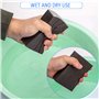 Chudian Lot de 5 Chevilles abrasives pour Bois à la Main, éponge Abrasive pour Bois, Plastique et métal (5 Grains : Super épais/