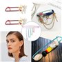 Dadabig 20 pcs arrêt maille en alliage aiguilles à tricoter crochet pour tricoter des notions crochet aiguille bricolage tricot 