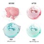 Dadabig 200PCS Sachet Plastique Transparent, Sacs d'Emballage Thermorétractables Sachet Bonbon Transparent pour Savons Bonbons e