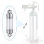 Dadabig Compteur De Bulles De Co2, Accessoires De Pompe à Air pour Aquarium Régulateur De Co2 Aquarium Compteur De Bulles Anti-R
