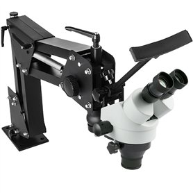 VEVOR Micro miroir multidirectionnel incrusté avec support à ressort 7X-45X multidirectionnel microréglage