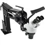 VEVOR Micro miroir multidirectionnel incrusté avec support à ressort 7X-45X multidirectionnel microréglage, microscope, microsco