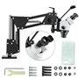 VEVOR Micro miroir multidirectionnel incrusté avec support à ressort 7X-45X multidirectionnel microréglage, microscope, microsco