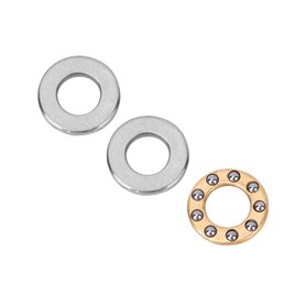 10pcs butée à roulement à Billes en Acier Miniature de Haute précision roulements à Plat en Acier Plat Ensemble roulement à Bill