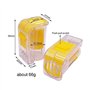 Duokon 2pcs Portable Abeille Reine Marquage Catcher en Plastique Une Main Marqueur boîteille Plongeur en Peluche Apiculteur Outi