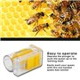 Duokon 2pcs Portable Abeille Reine Marquage Catcher en Plastique Une Main Marqueur boîteille Plongeur en Peluche Apiculteur Outi