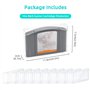 Mcbazel LOT 10 N64 Housse de Protection Transparentes étui de Rangement Cartes de Jeu Anti-Poussière pour Nintendo N64