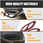 METYOUCAR Silencieux d'échappement en acier inoxydable pour Mercedes Benz A/B/C/E/CLA/CLS/GLC/GLE/GLS (Noir)
