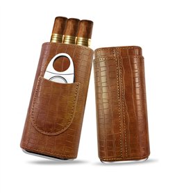Étui à Cigare en Cuir