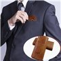 Étui à Cigare en Cuir,Boîte à Cigares avec Coupe-Cigare en Acier Inoxydable,Cave à Cigares Portable pour 3 Cigares,Boîte à cigar