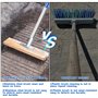Lot de 2 balais métalliques de 30 cm - Balai métallique robuste - Balai en fil d'acier - 30 cm - Balai en acier pour mauvaises h