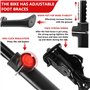 Béquille De Vélo 24-29", Bequille Velo, Béquilles pour Vélo, Béquille Double pour Vélo, Béquilles De Vélo Réglable pour Vélos De