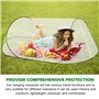Moustiquaire Pliable Ultra Légère, Tente De Camping Portable, Moustiquaire Pop Up 200x80cm, Moustiquaire De Voyage, Moustiquaire