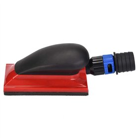 Semme Bloc de ponçage à la poussière pour ponceuse manuelle Orbital 70 x 125 mm Système d'aspiration de la poussière