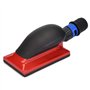 Semme Bloc de ponçage à la poussière pour ponceuse manuelle Orbital 70 x 125 mm Système d'aspiration de la poussière