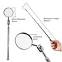 Keenso Miroir Télescopique, Outil Télescopant de Main Outil d'Inspection de Miroir Outil de Réparation Rétractable avec la Poign