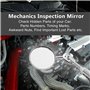 Miroir Télescopique, Keenso Outil d'Inspection Rond de Miroir Outil de Réparation Rétractable Outil Télescopant de Main