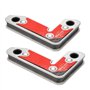 2pcs WM7-S Soudage Magnétique Fxture Intérieur/Extérieur Aimant Soudure Pince Fixateur Fixateur Soudeur Outil 30/60/90 Degr